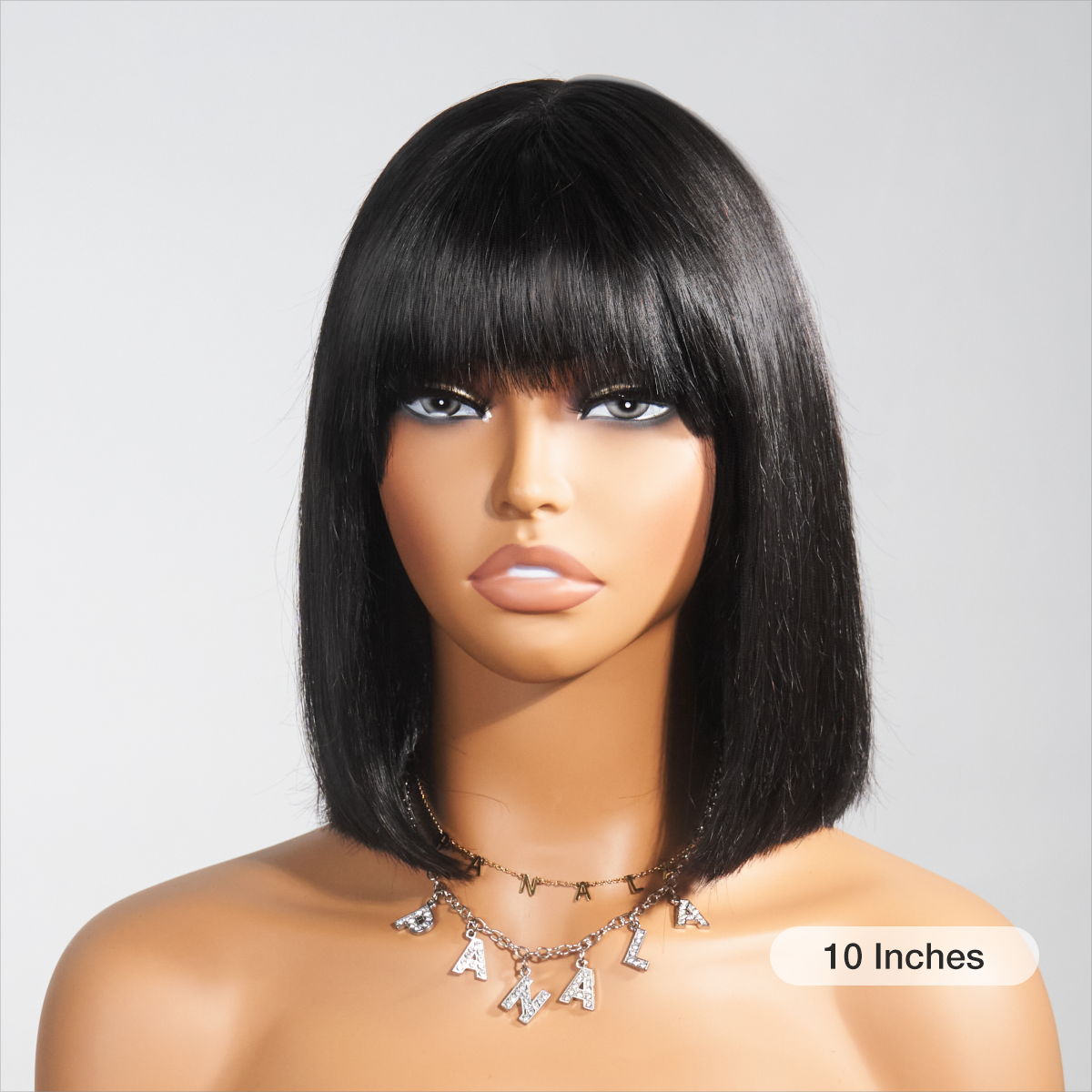 Cute Bob Minimalist Lace Wig With Bangs ⚡1-Min Install