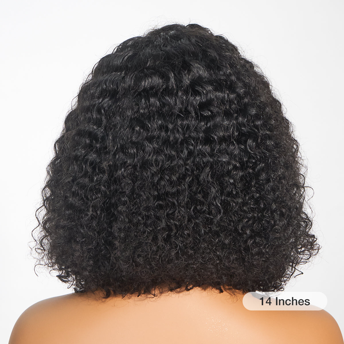 Curly Glueless Kinky Edges Hairline Undetectable HD Lace Front Bob Wig