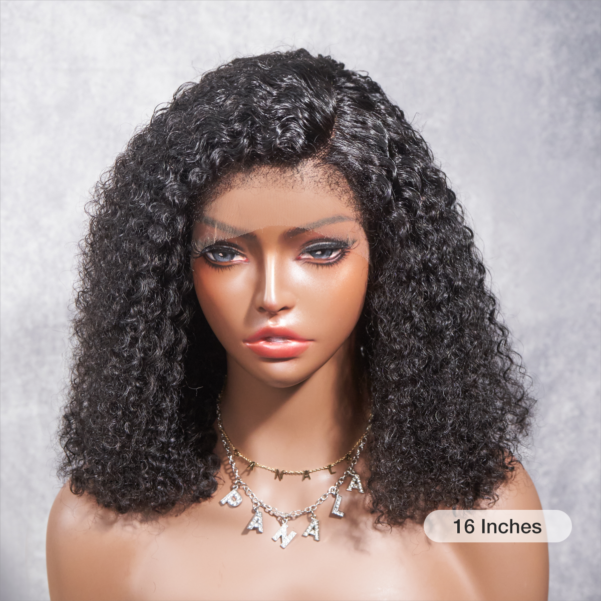 Kinky Edges Hairline Undetectable Lace Front Curly Wig