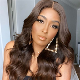 <span class="upgrade-icon"><img src="https://cdn.shopify.com/s/files/1/0555/4277/6110/files/tagupgrade.png" alt="Upgrade Icon" width="50" height="19"></span> Brown Body Wave 7x5 Pre-cut HD Lace Front Glueless Wig