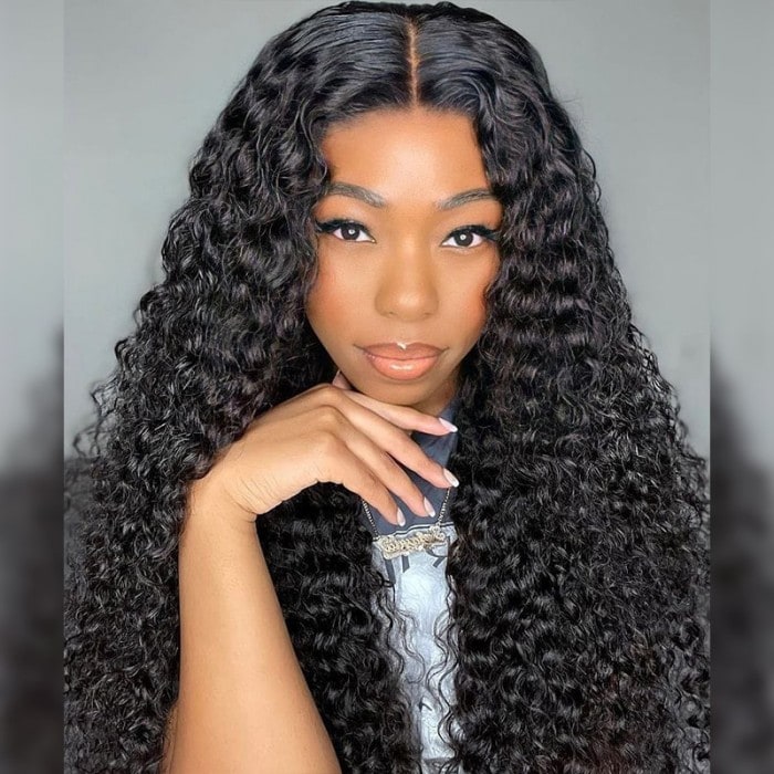 Water Wave Glueless Pre-Cut HD Lace Front Wig