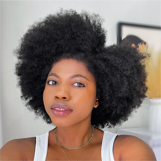 Afro Kinky Curly With Kinky Edges 13x4 HD Lace Front Bob Wig