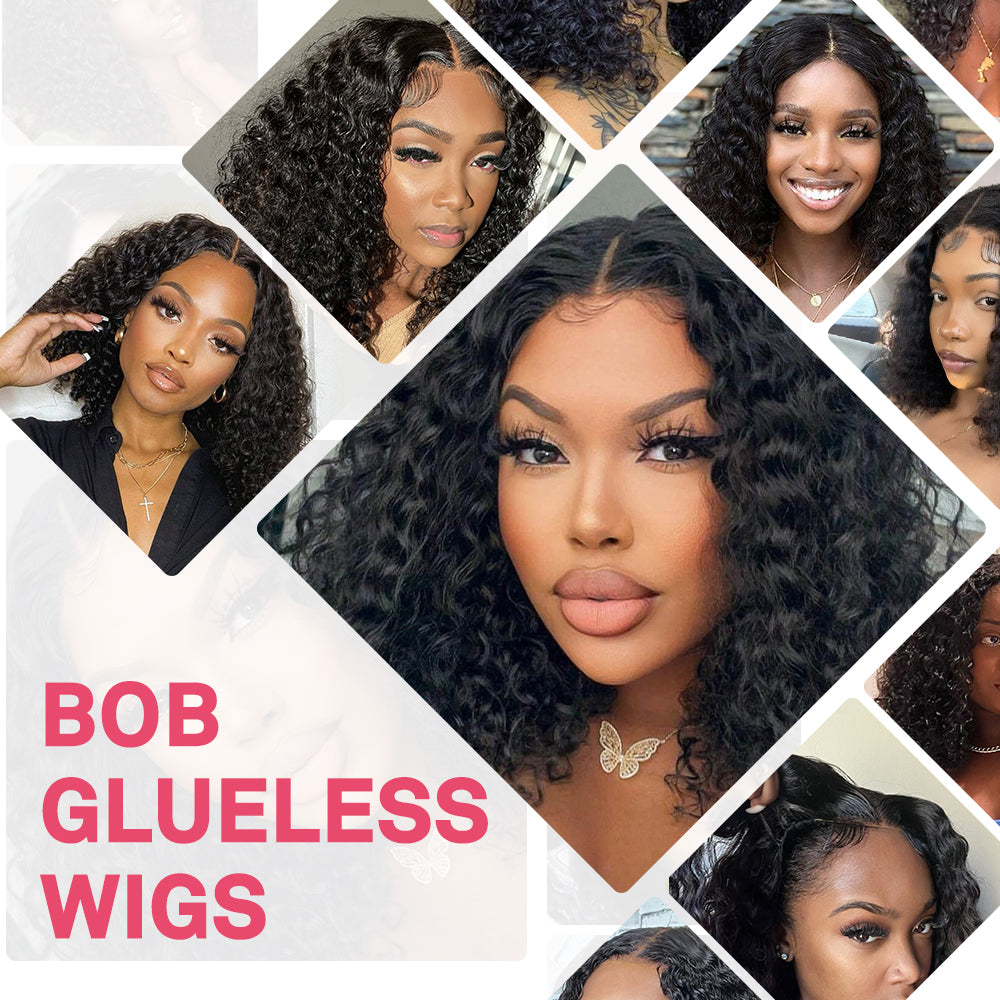 Perruque Lace Front frisée 5x5 HD