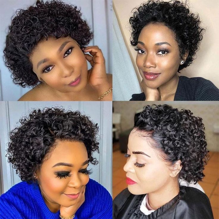 Curly Bob Lace Front Wig Human Hair