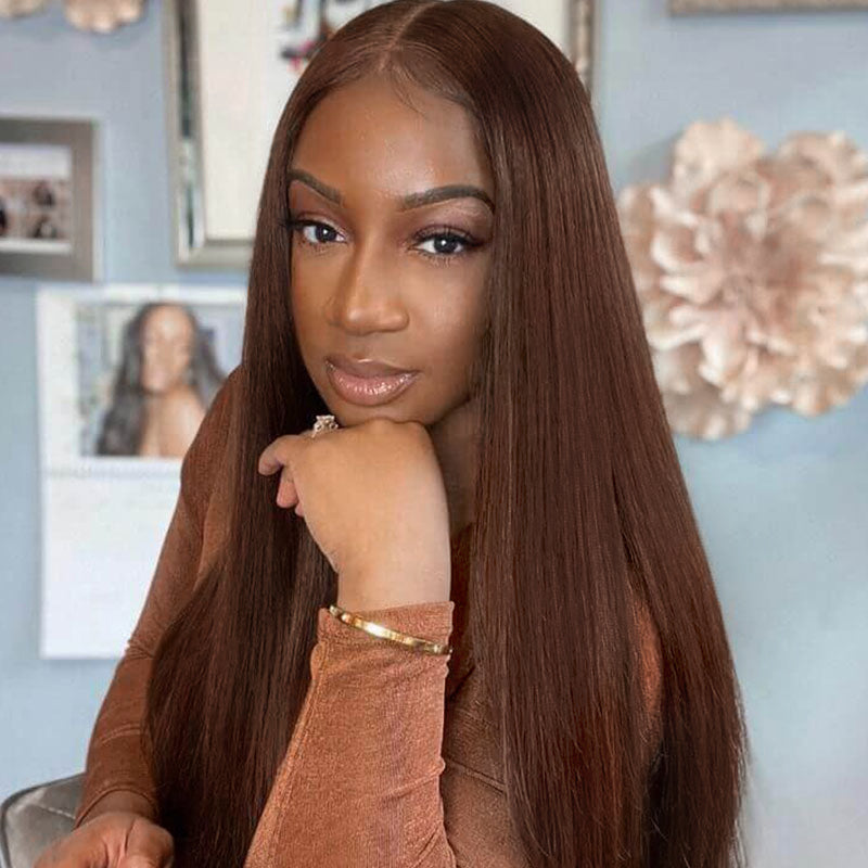 <span class="upgrade-icon"><img src="https://cdn.shopify.com/s/files/1/0555/4277/6110/files/tagupgrade.png" alt="Upgrade Icon" width="50" height="19"></span> Glueless Brown Silky Straight 7x5 HD Lace Front Wig