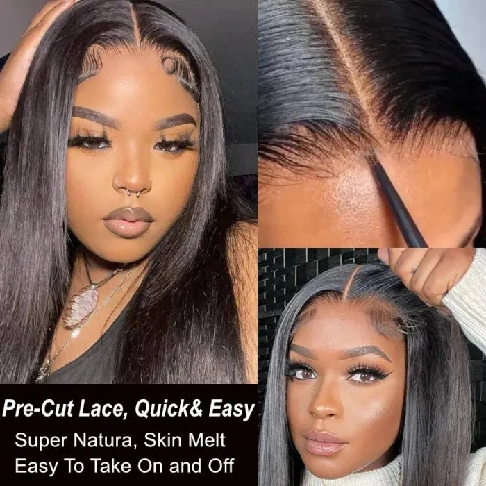 Water Wave Glueless Pre-Cut HD Lace Front Wig