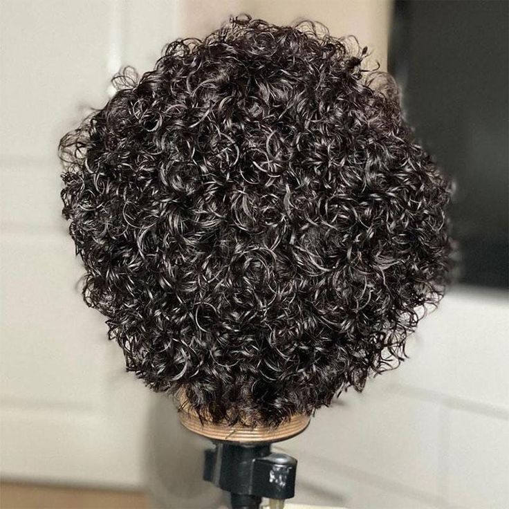Curly Bob Lace Front Wig Human Hair