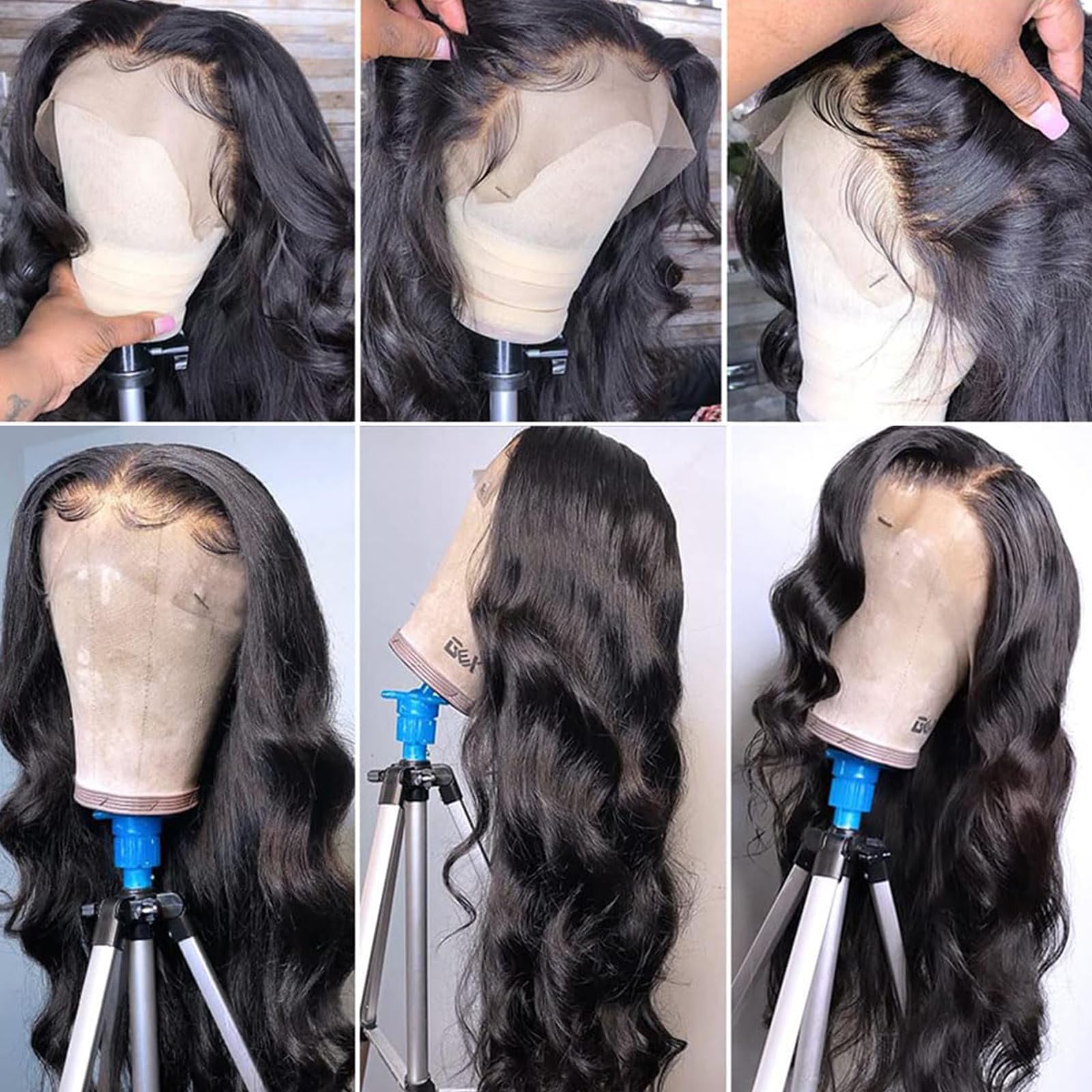 Body Wave Lace Front Wigs Human Hair 13x4 HD Transparent Lace Frontal Wig for Women Pre plucked Natural Hairline