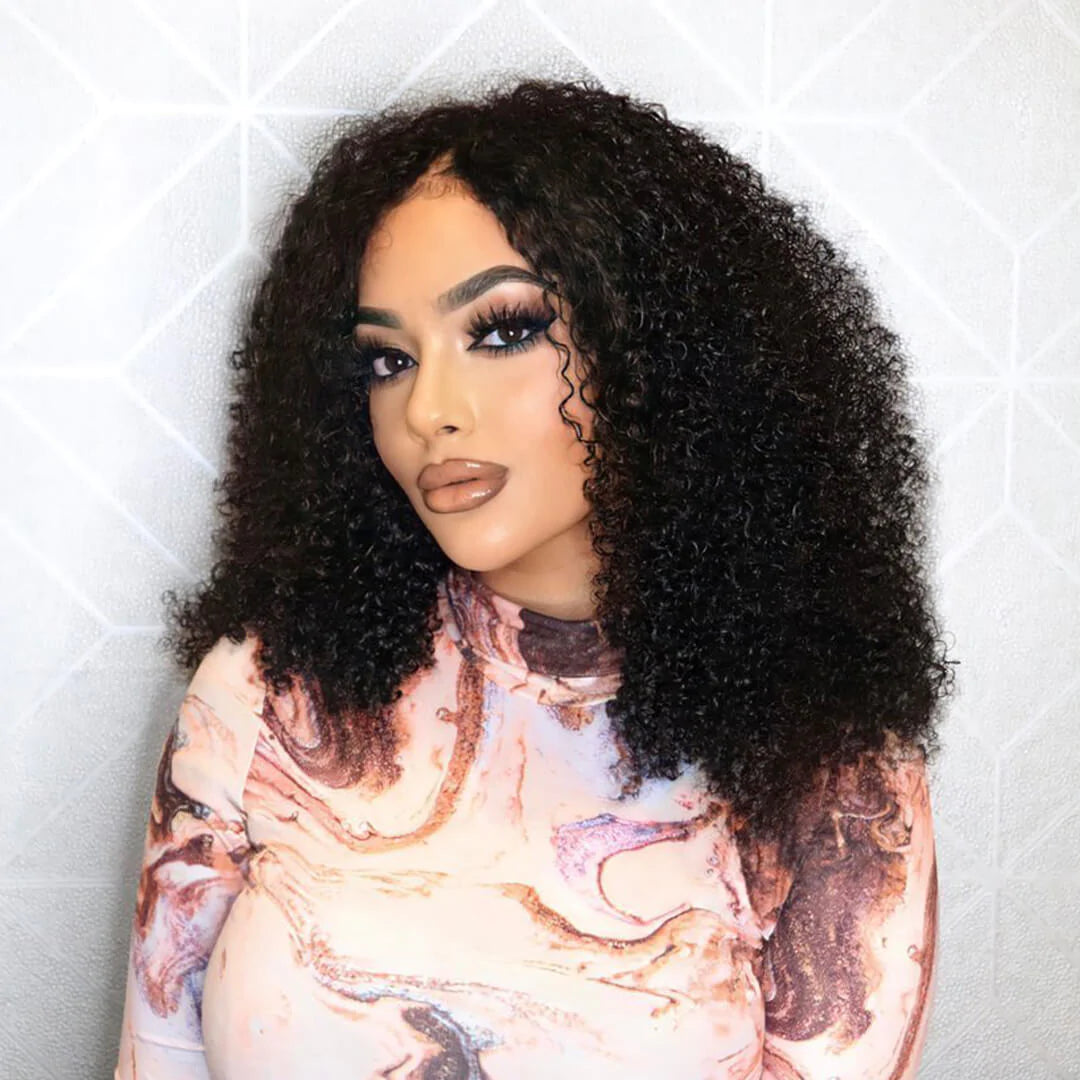 Natural Curl No Leave Out I Part Wig