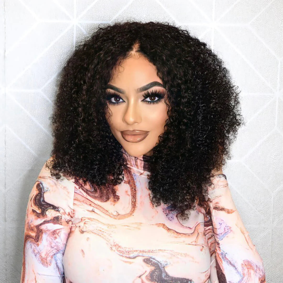 Natural Curl No Leave Out I Part Wig