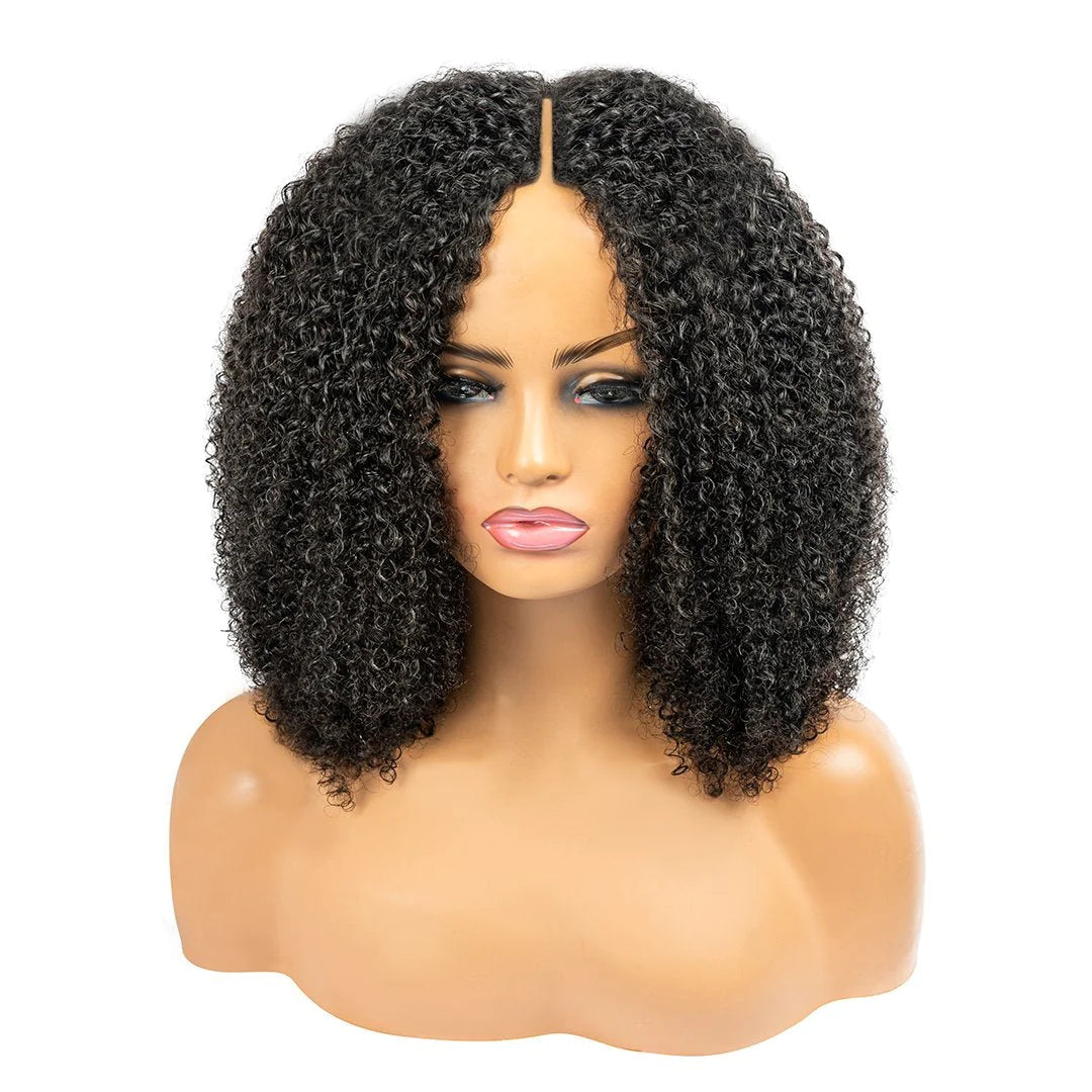 Natural Curl No Leave Out I Part Wig