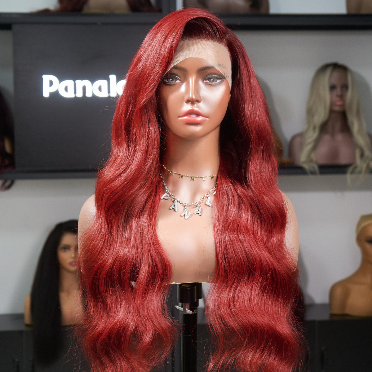 Cherry Red Body Wave 13x4 HD Lace Front Wig