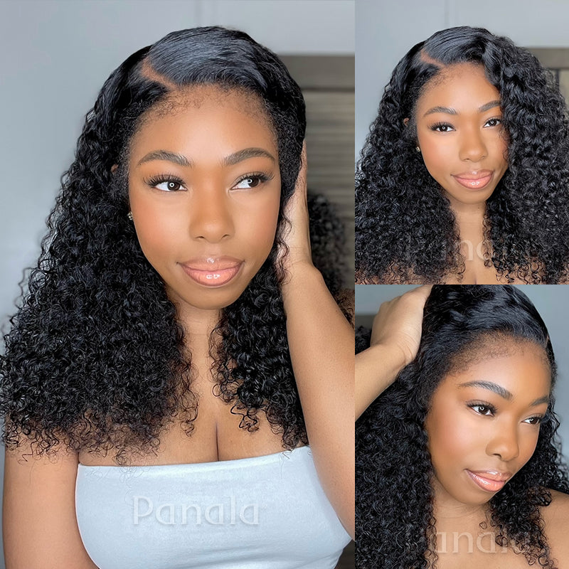 Kinky Edges Hairline Undetectable Lace Front Curly Wig