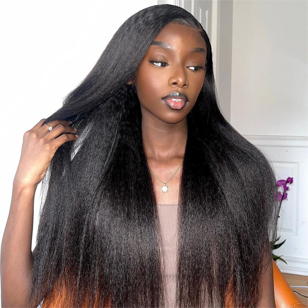 Kinky Straight 13x4 HD Lace Front Wig