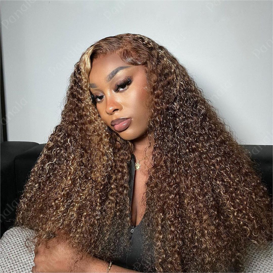 Honey Blonde Highlight Body Wave 13x4 HD Lace Front Wig