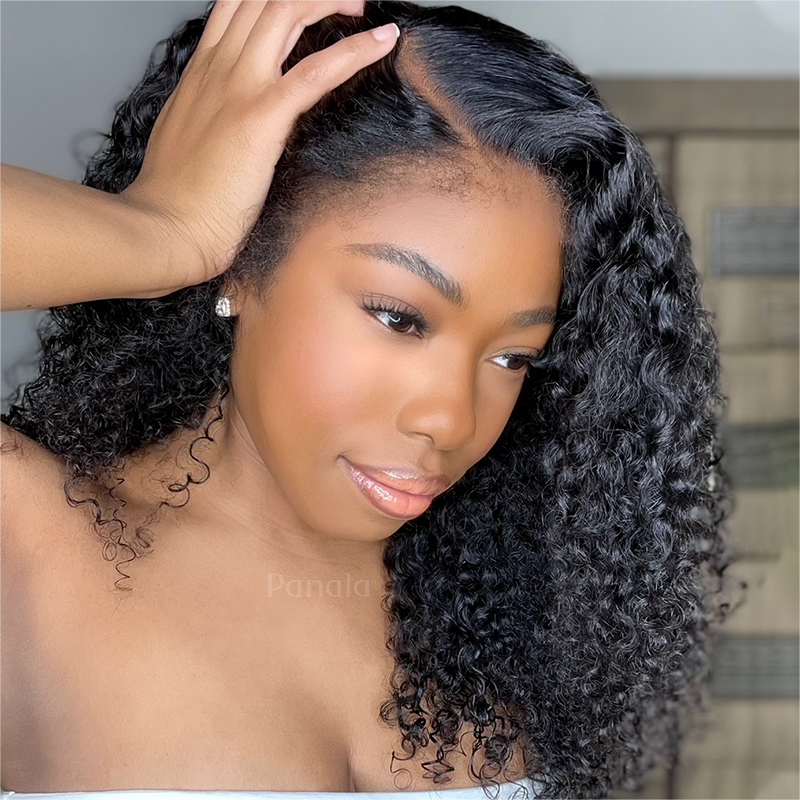Kinky Edges Hairline Undetectable Lace Front Curly Wig