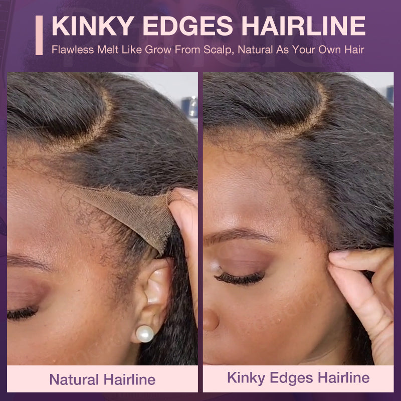 Kinky Straight 13x4 HD Lace Front Wig