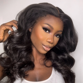 Hyper-realistic Kinky Edges Undetectable Lace Front Wig Body Wave