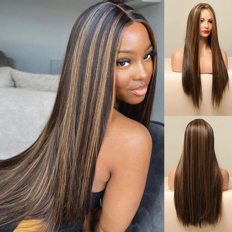 Balayage Highlight 13x4 HD Lace Front Wig