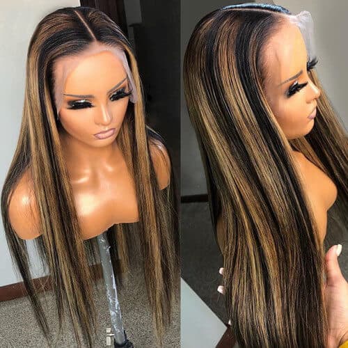 Balayage Highlight 13x4 HD Lace Front Wig