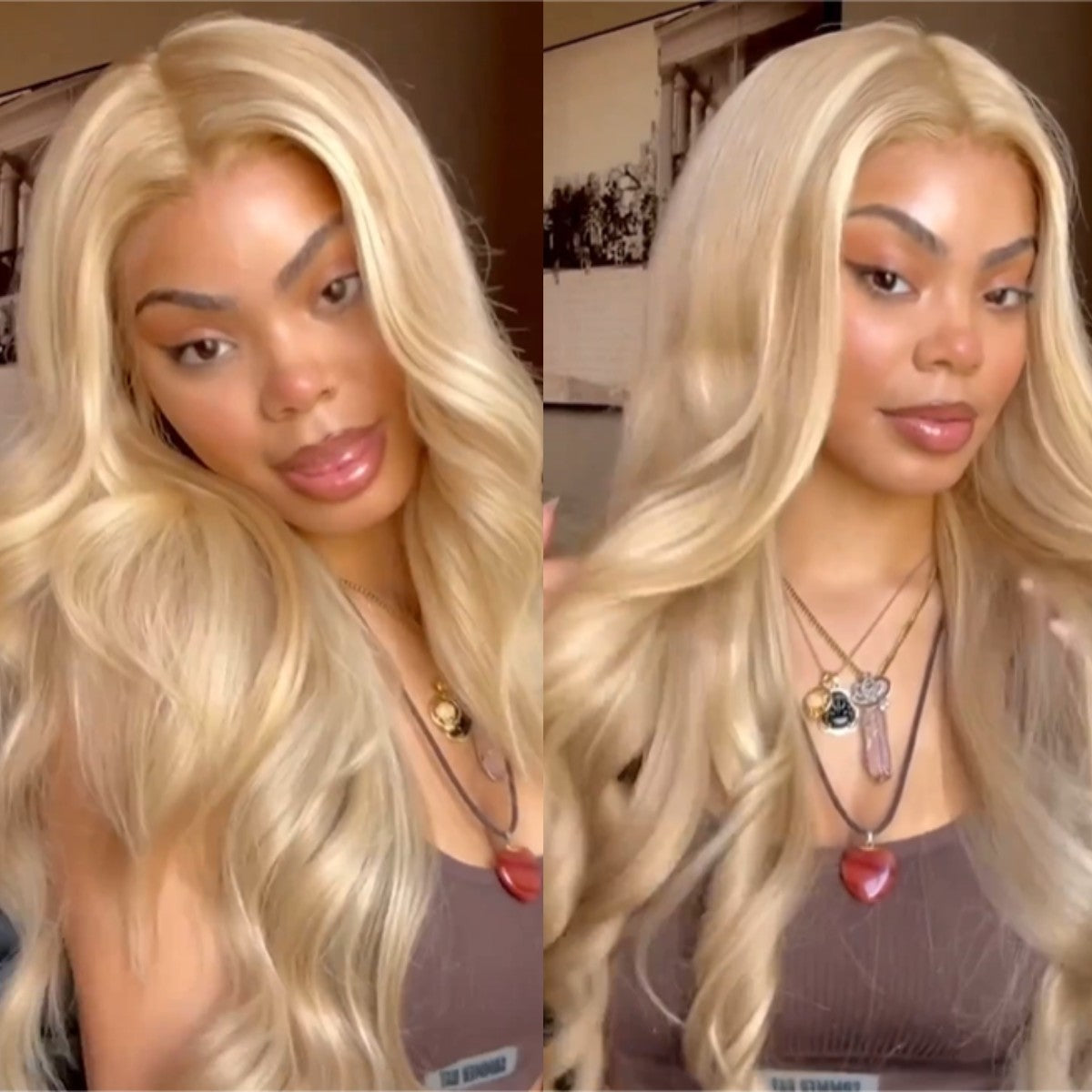 Perruque Lace Front Blonde Vibe Body Wave 13x4 HD 