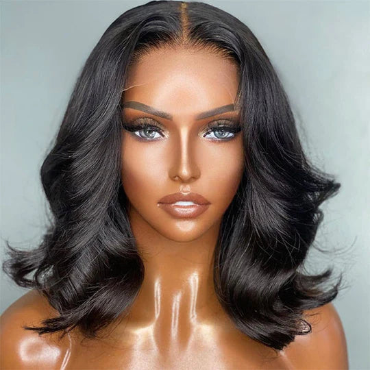 Gorgeous Loose Wave Closure Lace Glueless Wig 100% Human Hair
