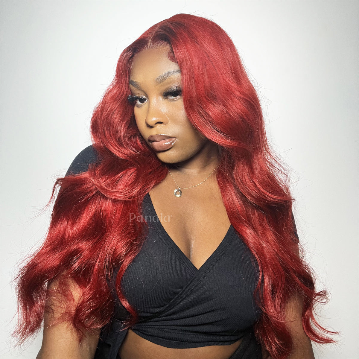 Cherry Red Body Wave 13x4 HD Lace Front Wig