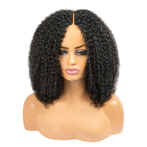 Natural Curl No Leave Out I Part Wig