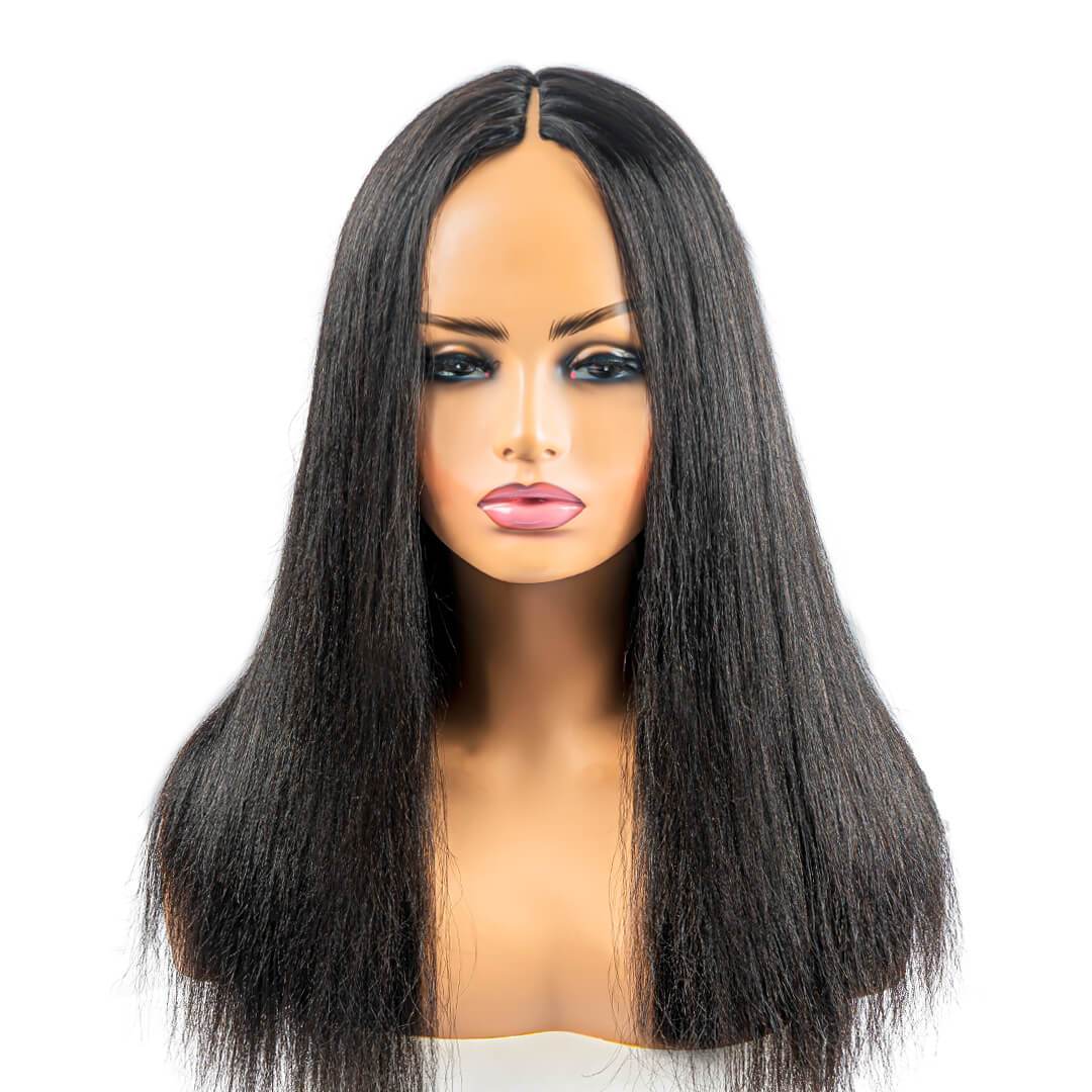 Thin Leave Out Yaki Straight I Part Wig