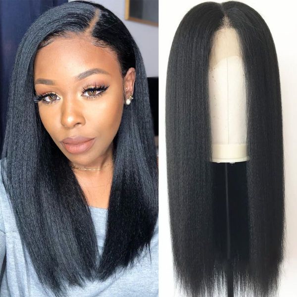 Kinky Straight 13x6 HD Lace Front Wig
