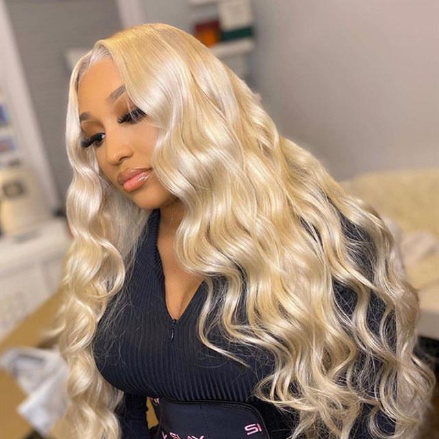 613 Blonde Body Wave 13x4 HD Lace Front Wig