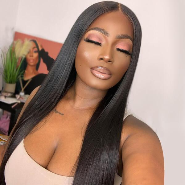 Silky Straight 13x6 HD Lace Front Wig