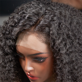 Kinky Edges Hairline Undetectable HD Lace Front Kinky Curly Bob Wig