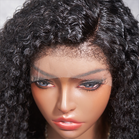 Kinky Edges Hairline Undetectable Lace Front Curly Wig