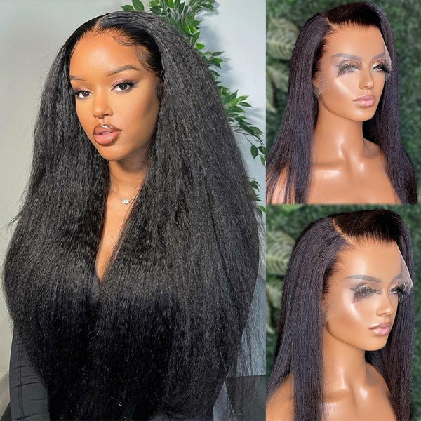 Kinky Straight 13x4 HD Lace Front Wig